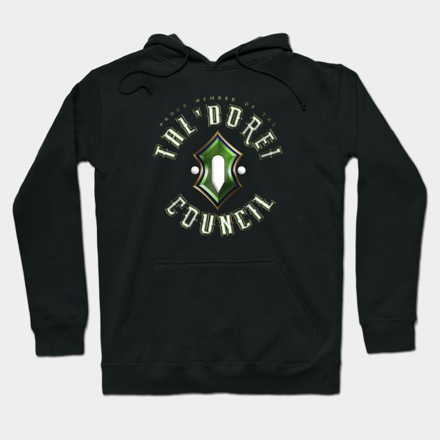 Proud Member of the Tal'Dorei Council Hoodie by huckblade